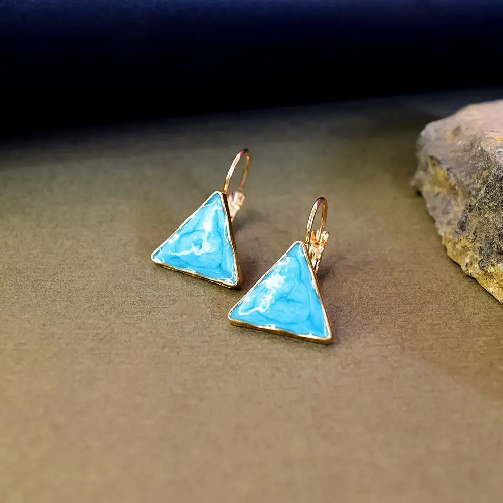 Triangle-Shaped Earring